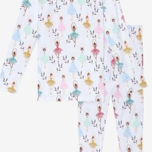 Posh Peanut Noel Girls Nutcracker Print Pajama Set 5T